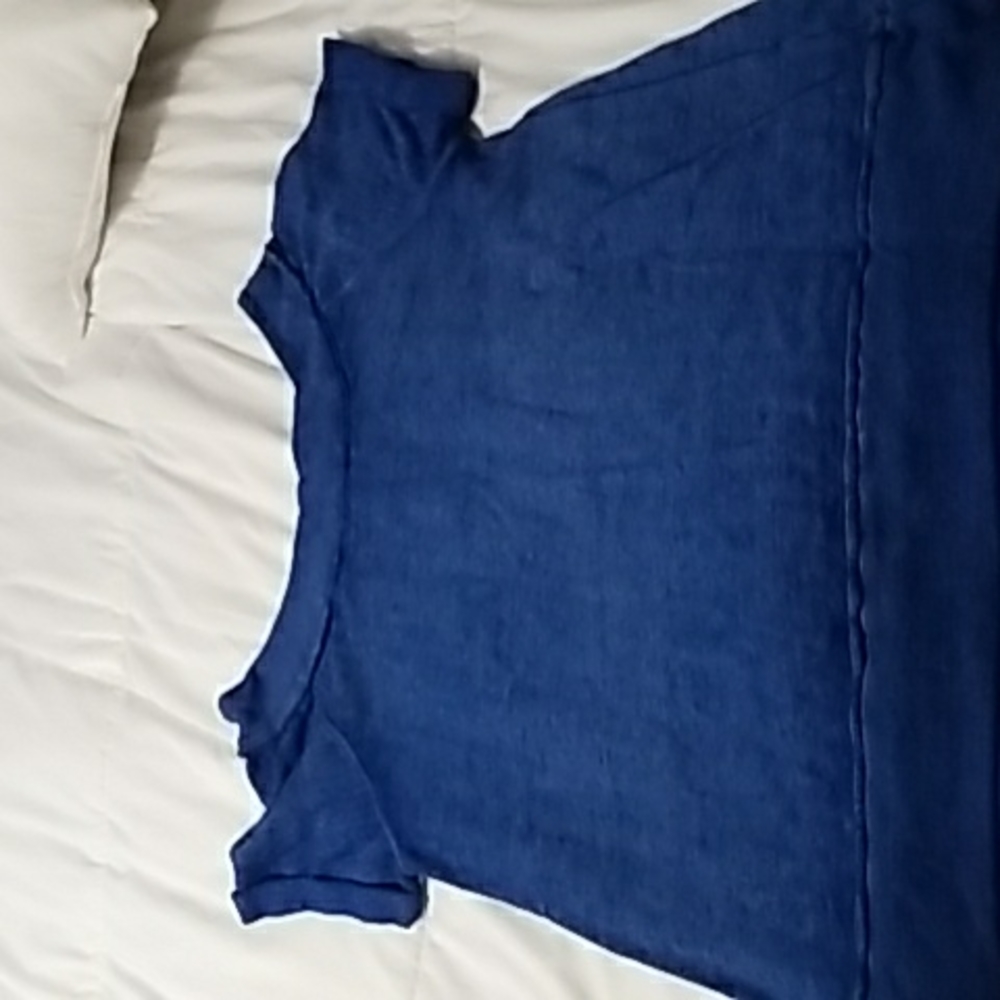 Maurices blue short sleeved sweatshirt